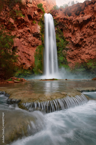 Havasupai  Beautiful Havasu Falls in Supai  Grand Canyon  Arizona