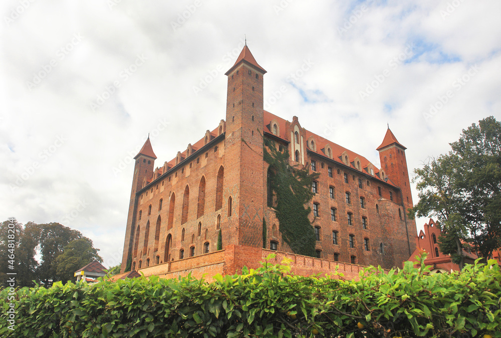 Naklejka premium Gotycki zamek krzyżacki w Gniewie, Polska