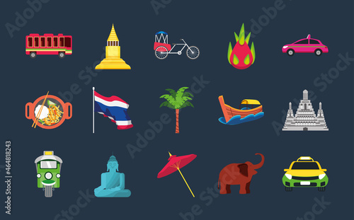 thailand country icons