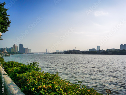 Guangzhou 广州 Canton Canton city center center Pearl river cityscape