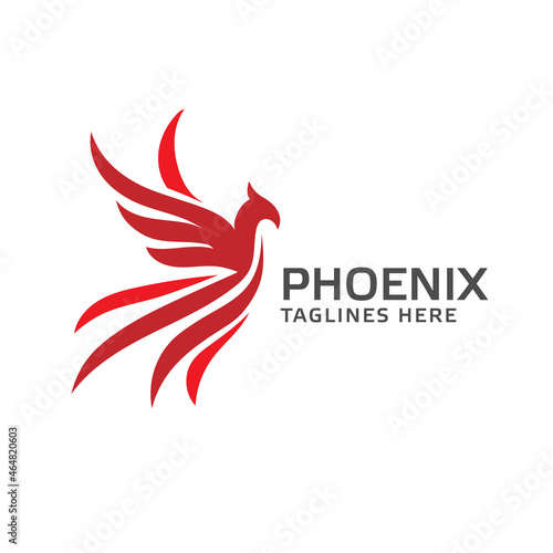 Phoenix logo creative logo of mythological bird