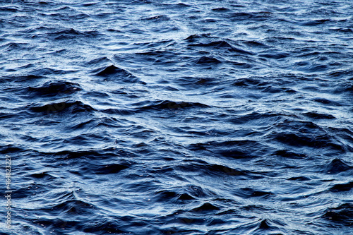 Photos Stormy Sea Waves on a Cold Autumn Morning Closeup