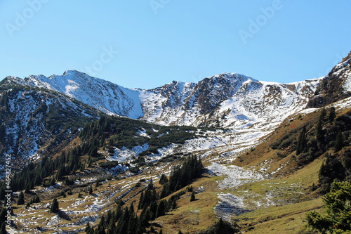 austrian mountain landscape during autumn © Nico