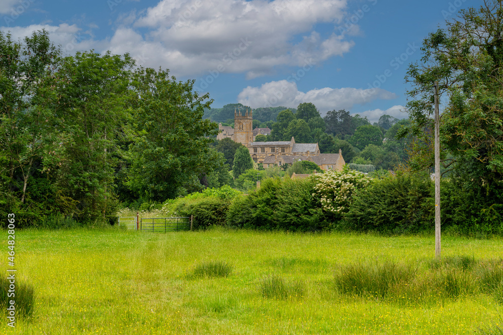 Fototapeta premium The beautiful village of Blockley in the Cotswolds, England