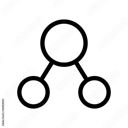 network icon on white background	
