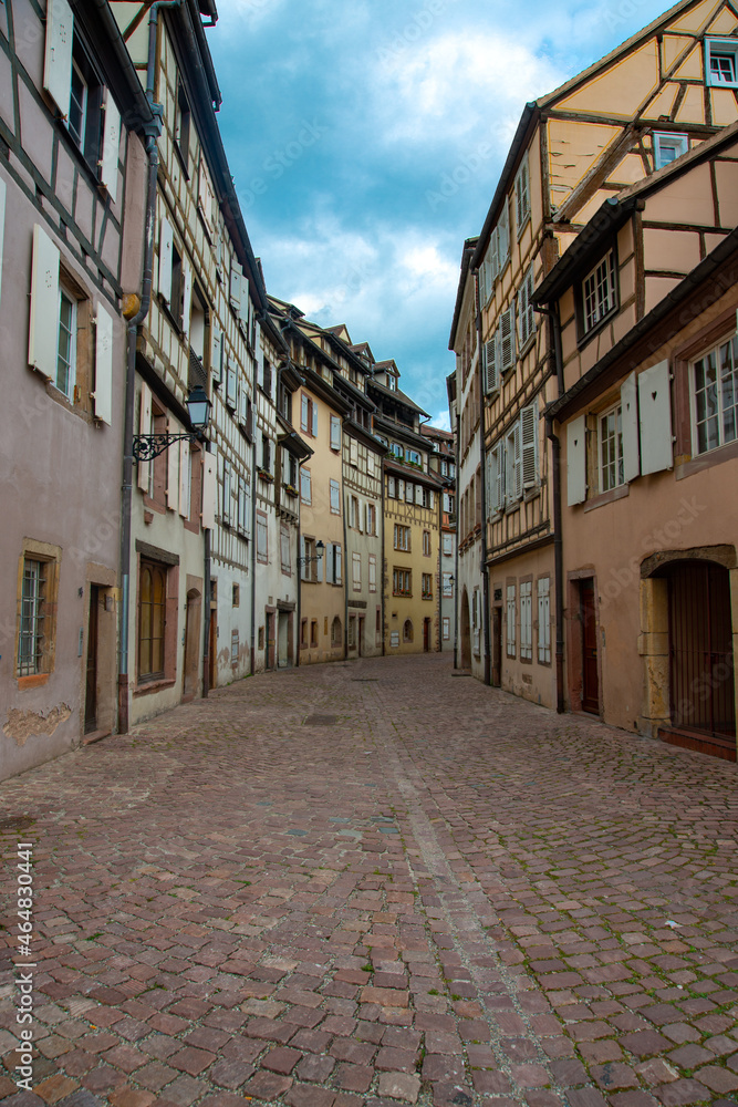 Street in the town of Colmar France 