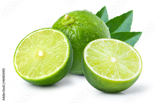 lime isolated oon white