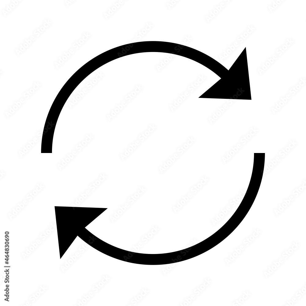 rotate icon on white background
rotate icon on white background