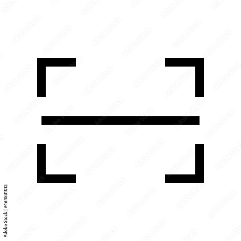 scan icon on white background
scan icon on white background