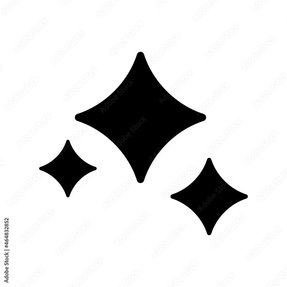 Fototapeta premium sparkle icon on white background 