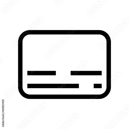 subtitle icon on white background	
