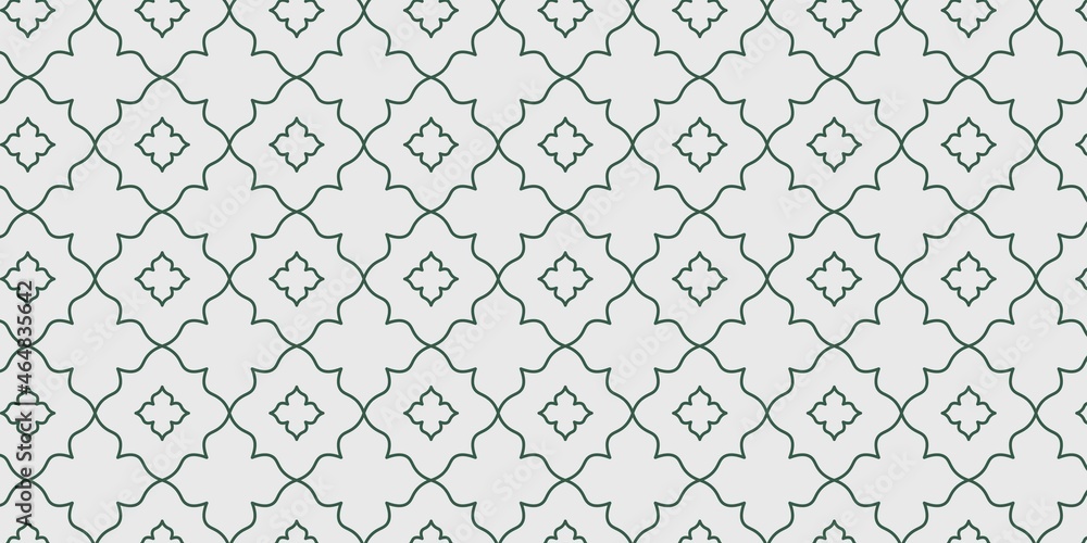 Fototapeta premium Abstract geometric line seamless pattern dark line on white background. Summer vector design.