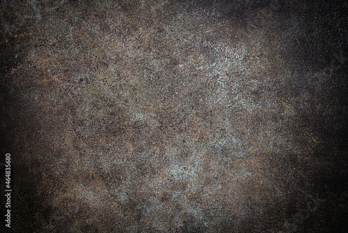 Blue stone or concrete wall background, top view texture