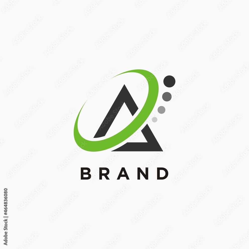 A initial logo for business company. Letter A design logo simple concept A initial logo for business company. Letter A design logo simple concept