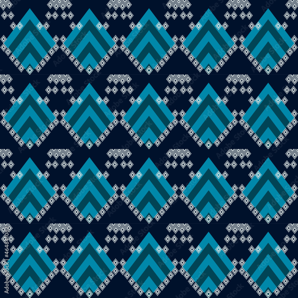 seamless knitted pattern with snowflakes seamless knitted pattern with snowflakes