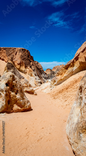 Beaches of Brazil - Morro Branco Beach - Ceara state photo