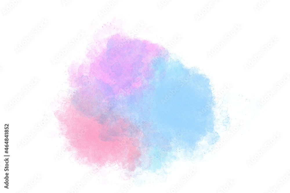 abstract watercolor hand drawn background. Digital drawing watercolor on white background. Multicolored Illustration Digital.