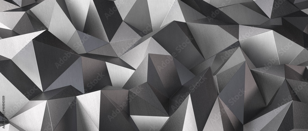 Abstract 3d rendering of triangulated surface. Contemporary background. Futuristic polygonal Abstract 3d rendering of triangulated surface. Contemporary background. Futuristic polygonal
