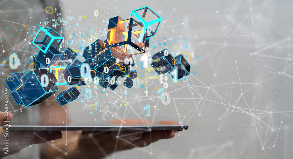 Obraz premium Actionable Analytics Connecting people on the internet