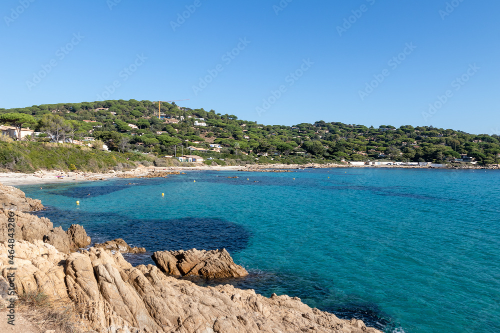 coast L'escalet south france situated on the south side of Cap Camara