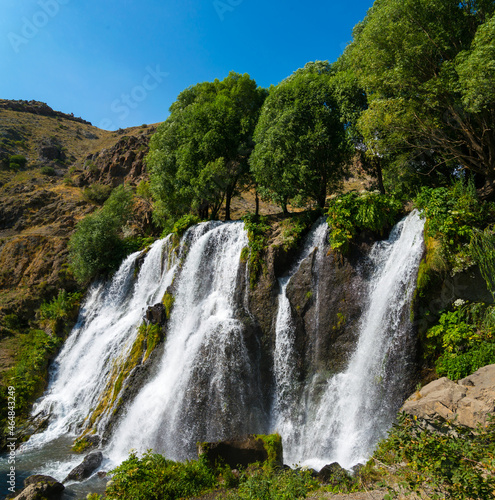 Shakinsky waterfall, which is 18 meters high. It is located in the Syunik region of Armenia