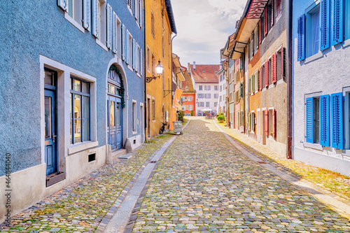 Kronengasse in der Altstadt von Baden, Aargau, Schweiz