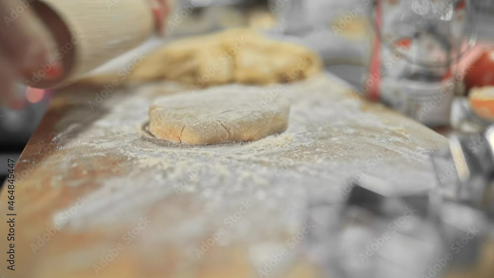 Step by step. Holiday season baking. Baking sugar cookies for Christmas. Step by step. Holiday season baking. Baking sugar cookies for Christmas.