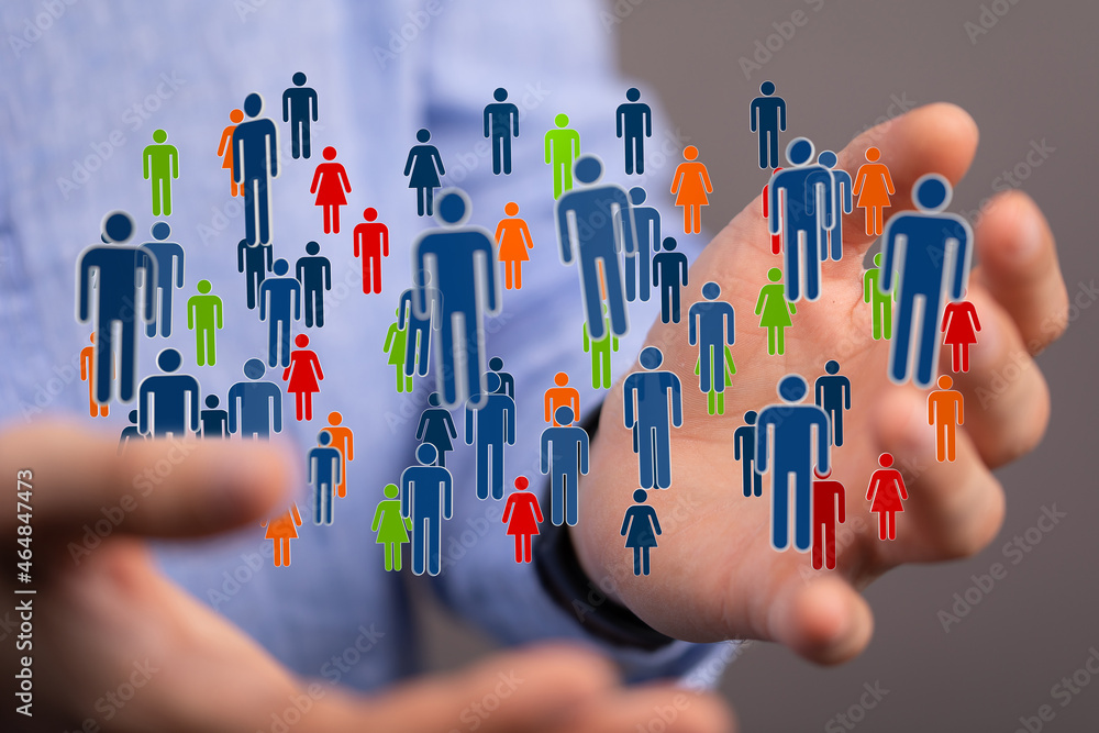 Abstract technology group and data Abstract technology group and data