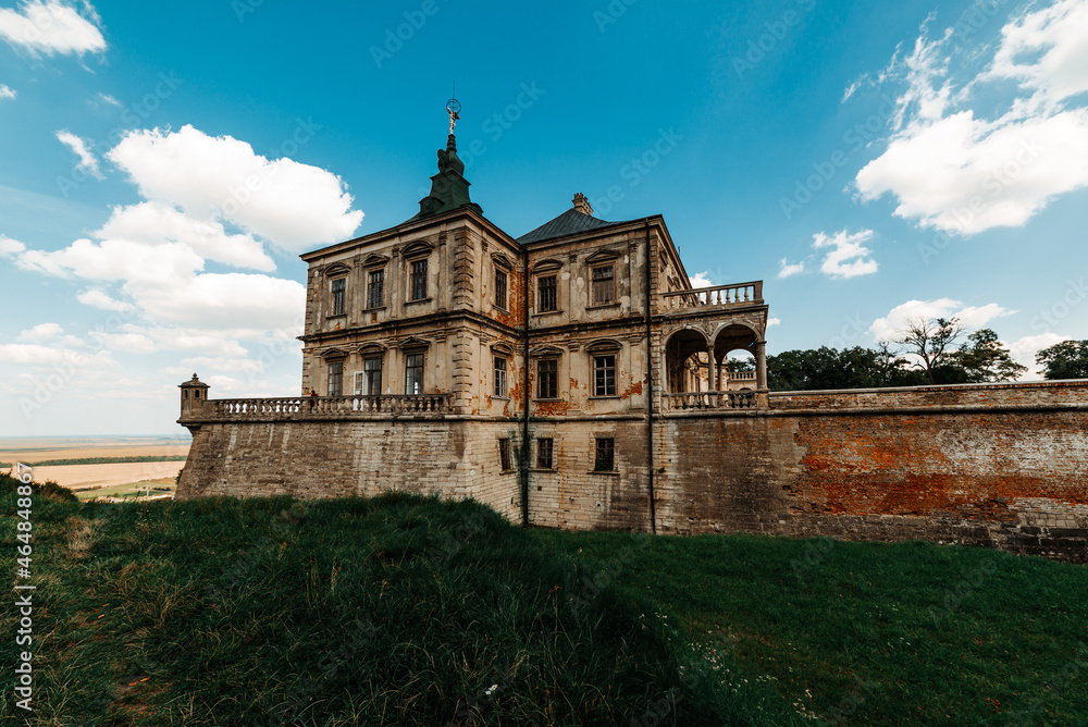 Pidhirtsi Castle in the village of Pidhirtsi in Lviv Oblast, western Ukraine
