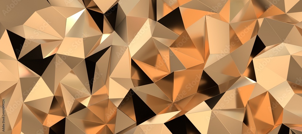 gold Abstract mosaic background, gold polygon background, abstract background gold Abstract mosaic background, gold polygon background, abstract background