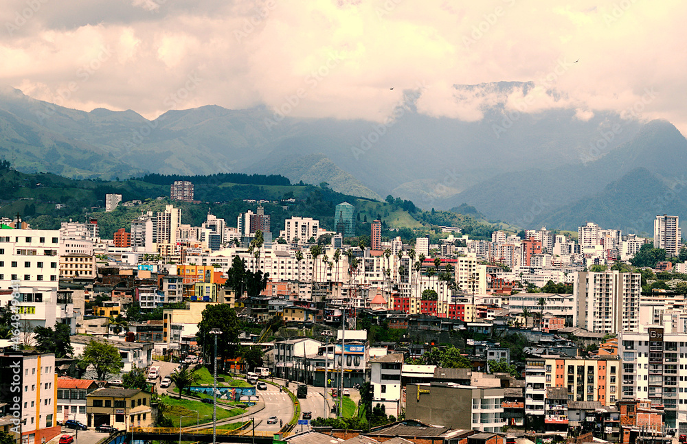 landscape of <manizales Colombia