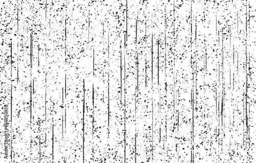 Dark Messy Dust Overlay Distress Background. Easy To Create Abstract Dotted, Scratched, Vintage Effect With Noise And Grain