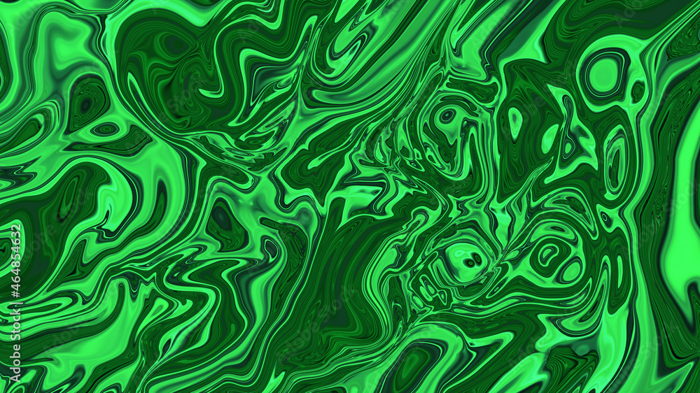 Abstract green neon glowing background