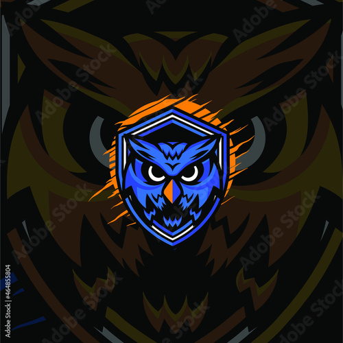 Night Owl Mascot Logo Illustration