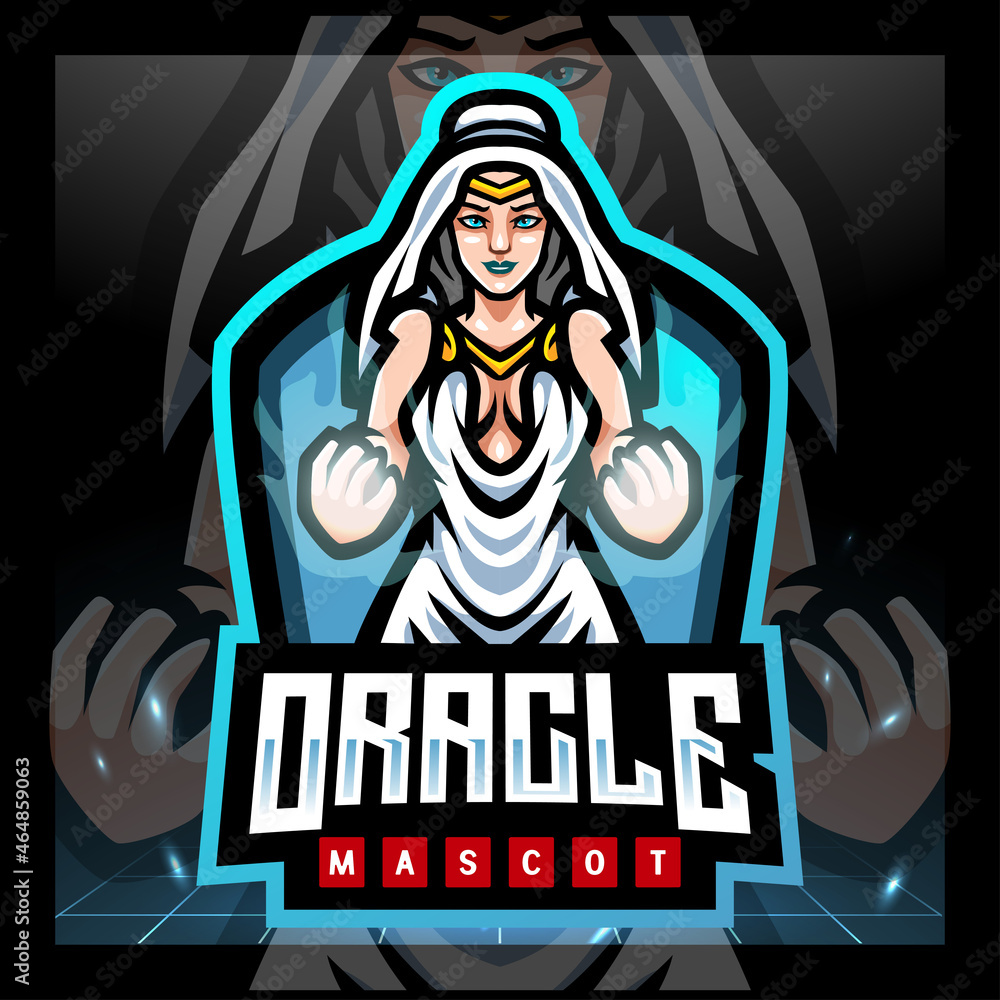 Oracle mascot. esport logo design