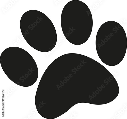 Animal paw sign vector. Signs and symbols.