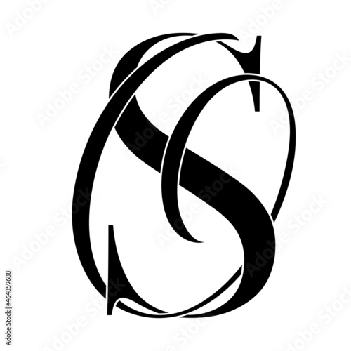 so, os, monogram logo. Calligraphic signature icon. Wedding Logo Monogram. modern monogram symbol. Couples logo for wedding