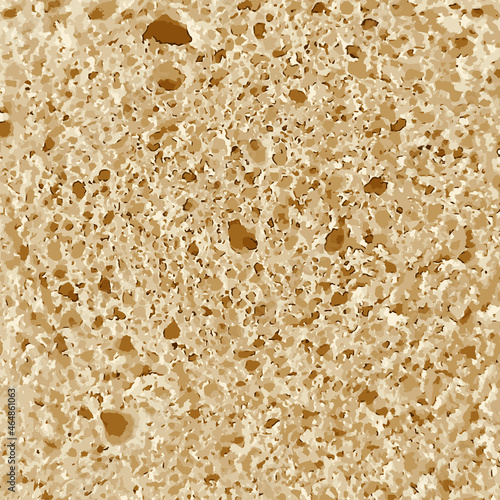 Obraz na plátně Vector bread realistic texture or background