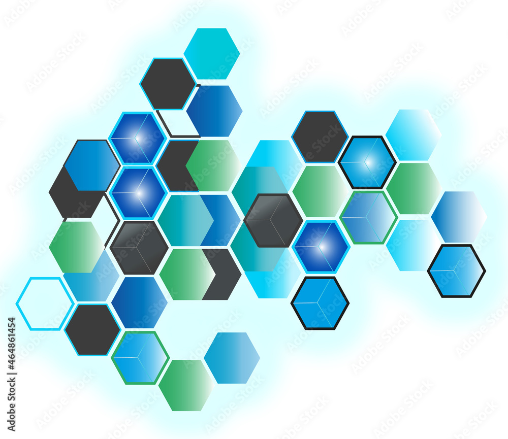 Abstract technology structure. Vector diagram Abstract technology structure. Vector diagram