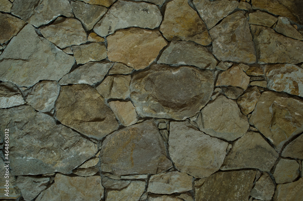 stone wall background and texture, stone blocks together