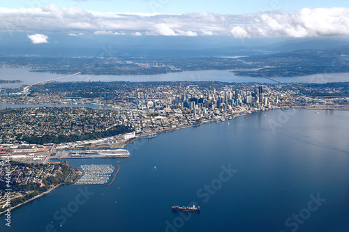 Seattle, Washington: Aerial View of the City