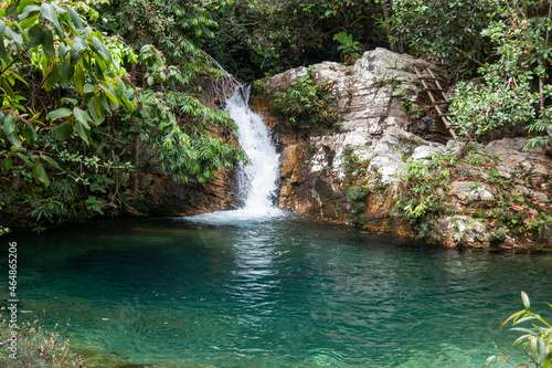 Cachoeira Barbarinha, próxima a cachoeira de Santa Barbara, localizada em Cavalcante, Goias photo