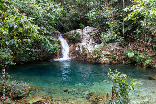 Cachoeira Barbarinha  pr  xima a cachoeira de Santa Barbara  localizada em Cavalcante  Goias