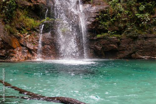 Fotografia Cachoeira de Santa Barbara, localizada em Cavalcante, Goias