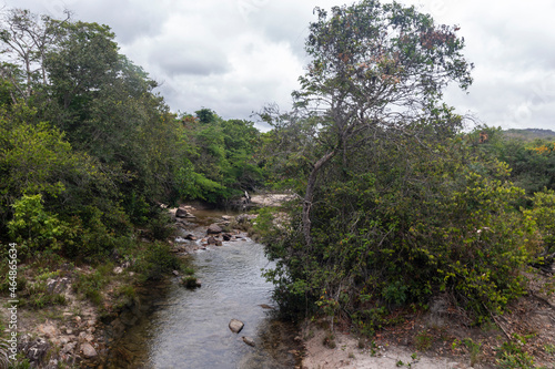 Rio próximo a comunidade da Kalunga em Cavalcante, goias photo