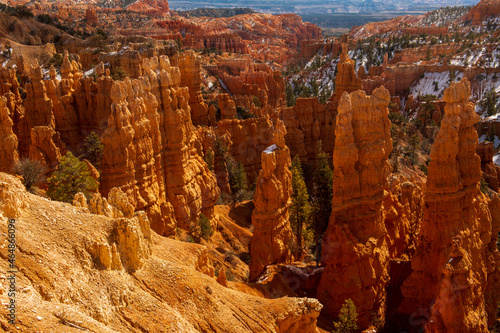 Hoodoos in Bryce Canyon national park 