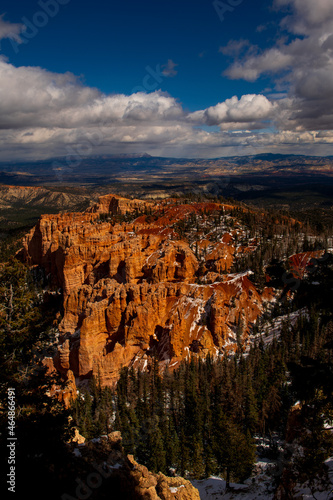 A cloudy day in Bryce Canyon 