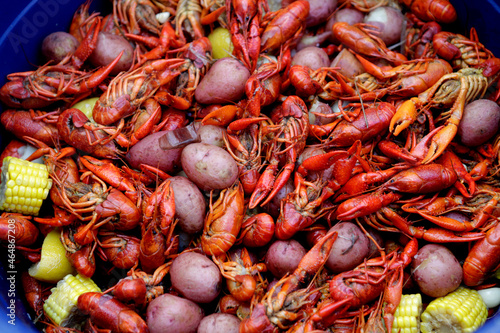 Louisiana crawfish boil