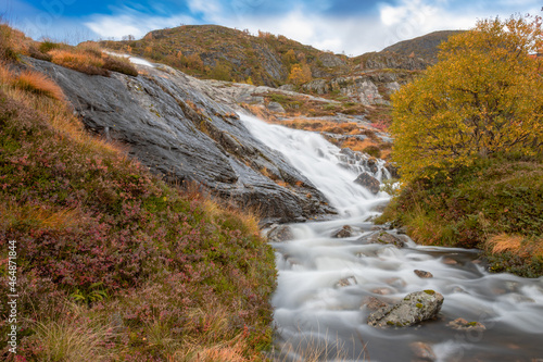 Lofoten Wasserfall in norwegen