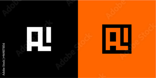 AI Letter Initial Logo Design Template Vector Illustration